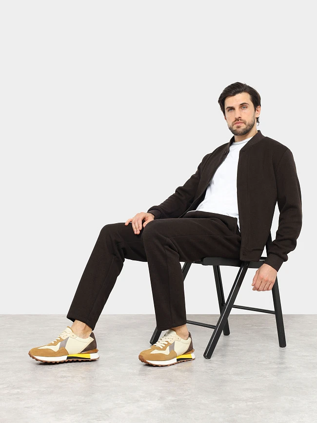 Кроссовки мужские демисезонные, цвет мультиколор, натуральная кожа/натуральный спилок M1781725 | 11