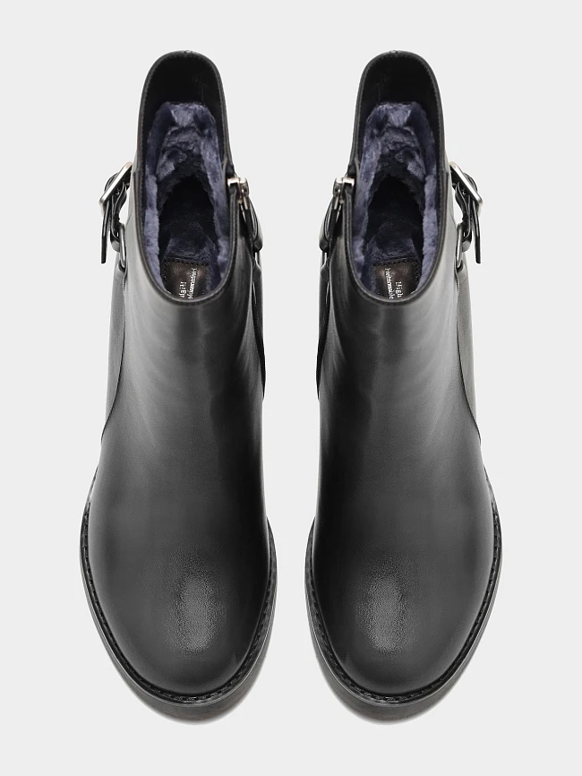 Полусапоги женские зимние, цвет черный, натуральная кожа 1494684M-2 | 5