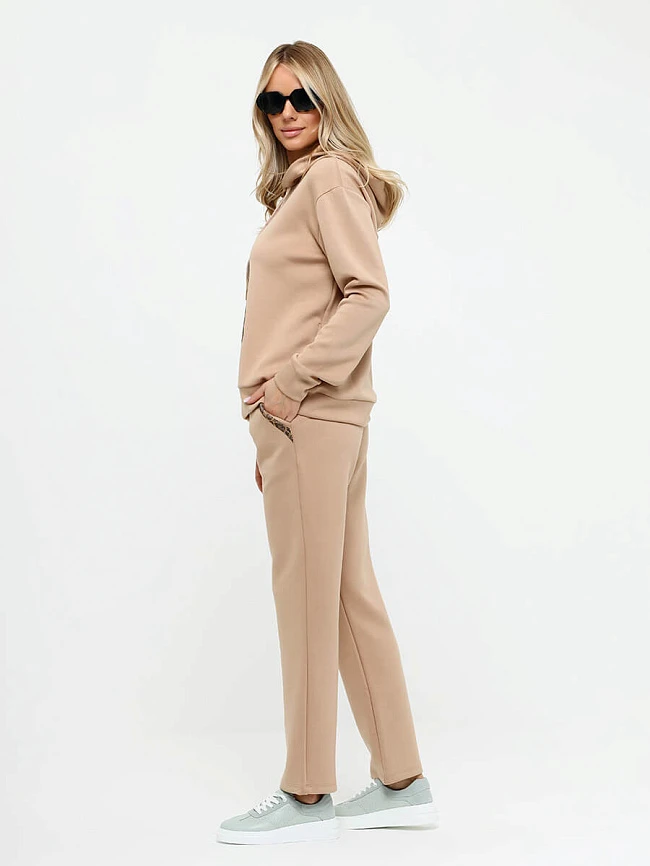 Комплект (худи+брюки) женские демисезонные KA17580-08 | 3