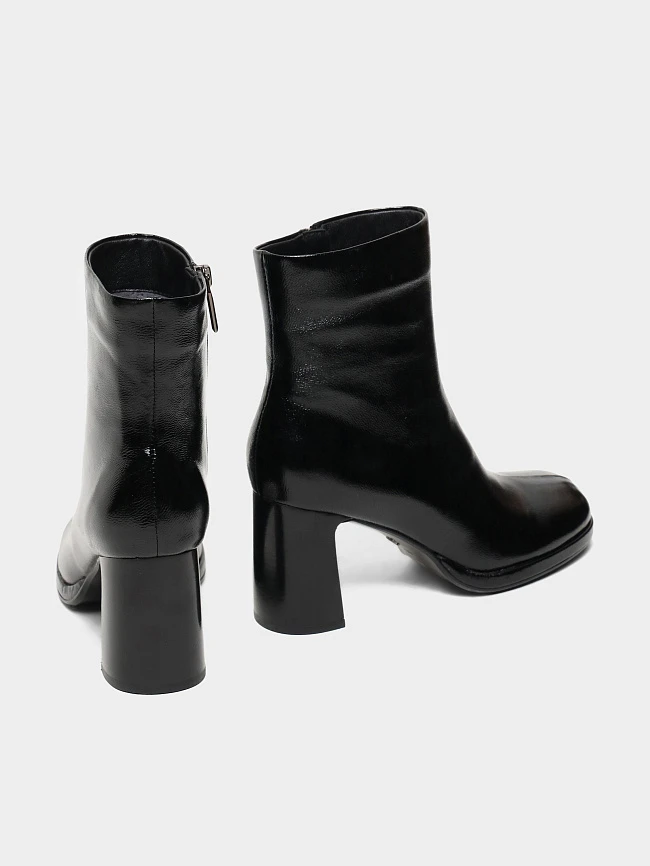 Полусапоги женские демисезонные, цвет черный, натуральный наплак 944270 | 4