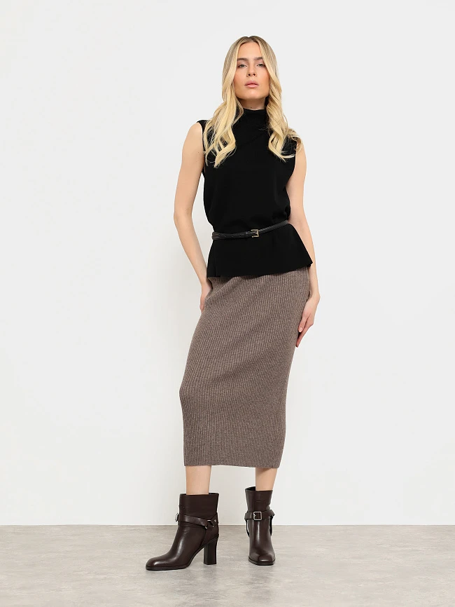 Ботильоны женские всесезонные, цвет коричневый, натуральная кожа 1494541 | 8