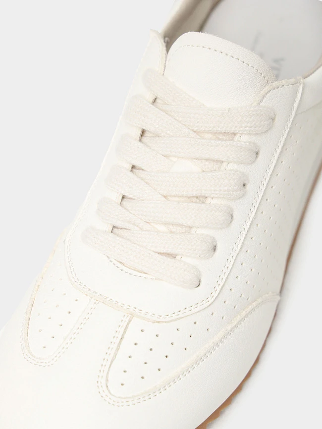 Кроссовки женские летние, цвет белый, натуральная кожа 7210572 | 5