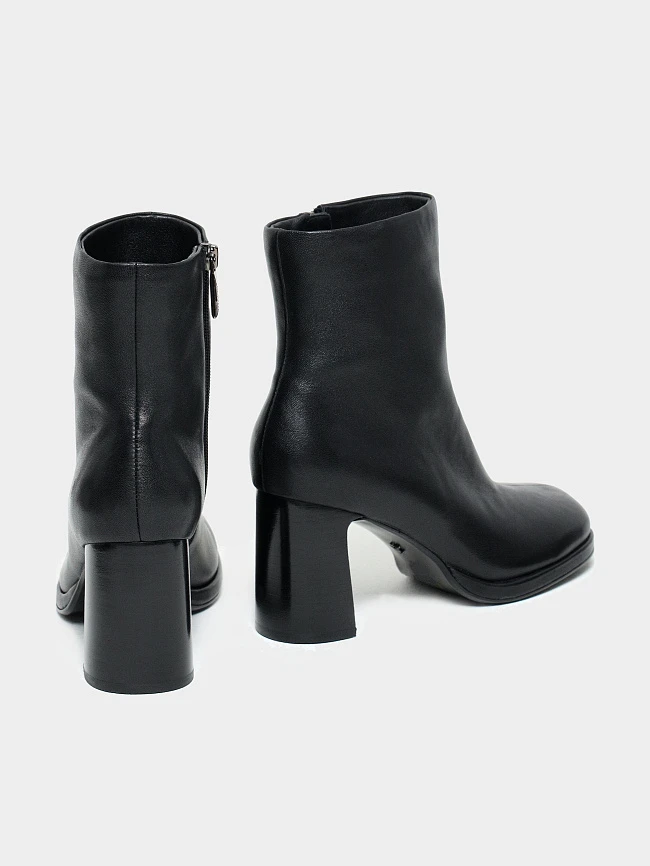 Полусапоги женские демисезонные, цвет черный, натуральная кожа 944272 | 4