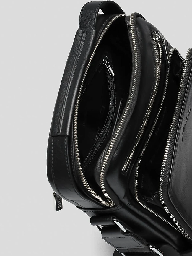 Сумка SU0115-01P мужская цвет черный, натуральная кожа SU0115-01P | 4