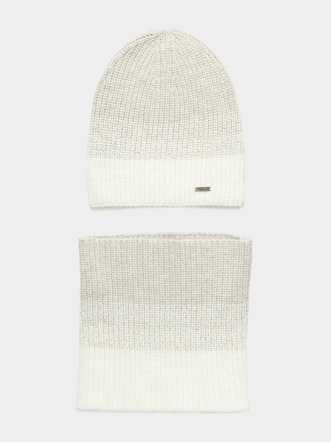 Комплект (шапка+шарф) женские осень-зима MT0009-08-K | 3