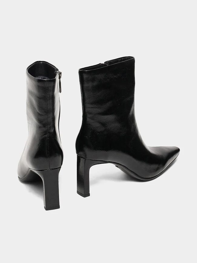 Полусапоги женские всесезонные, цвет черный, натуральный наплак 944224 | 4