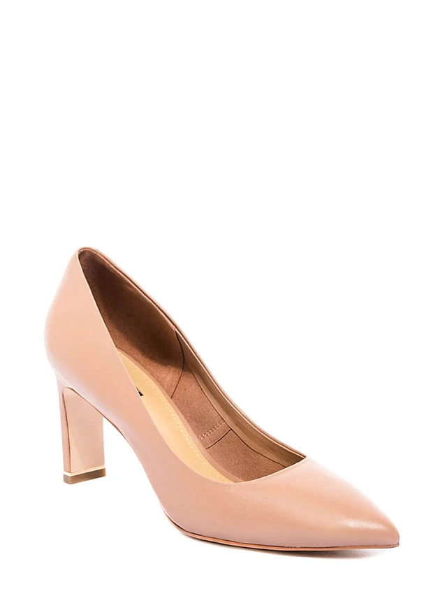 Туфли 492924 женские цвет бежевый, натуральная кожа 492924          | 1