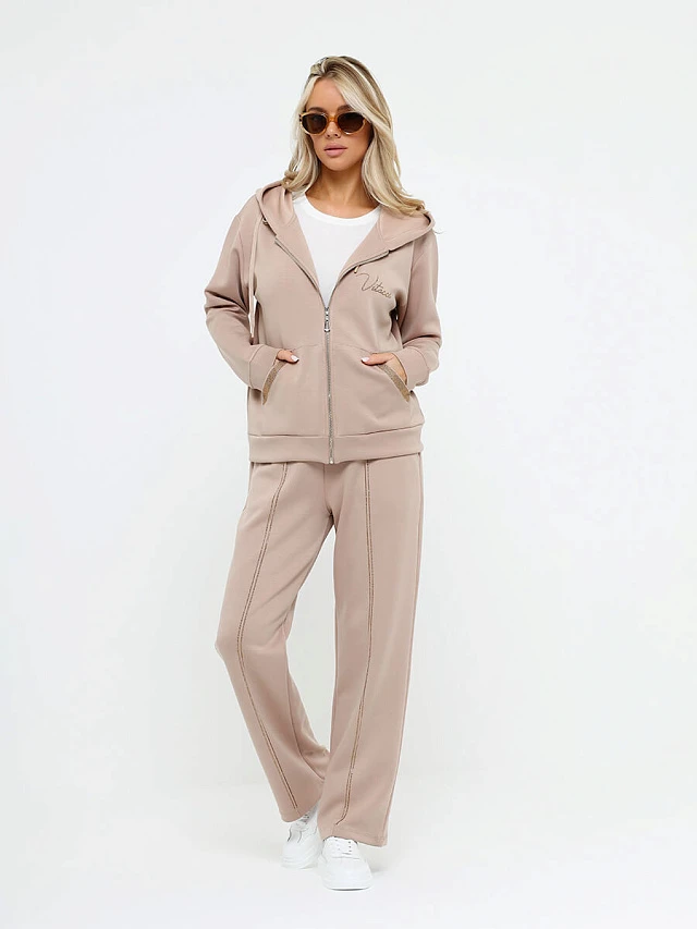 Комплект (толстовка+брюки) женские демисезонные KA17598-08 | 1