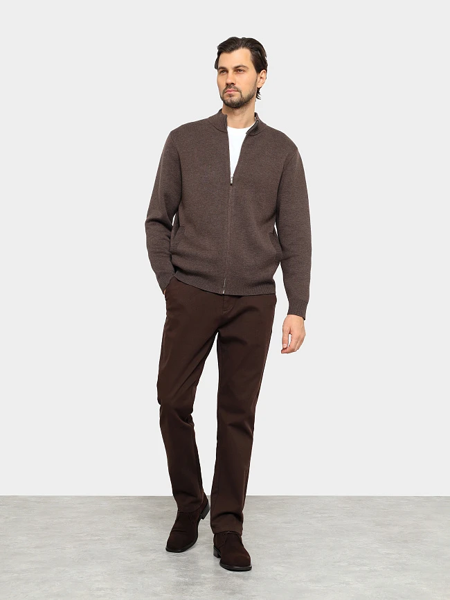 Ботинки мужские демисезонные, цвет коричневый, натуральный велюр M1022970 | 12