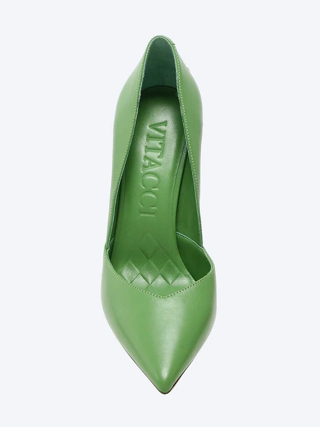 Туфли женские всесезонные, цвет салатовый, натуральная кожа 1493257 | 4