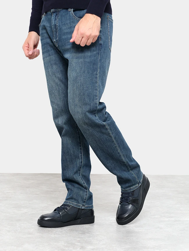 Кеды мужские демисезонные, цвет синий, натуральная кожа M1781446 | 7