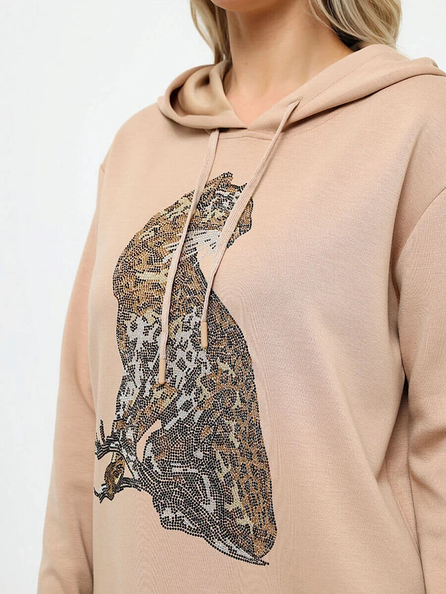 Комплект (худи+брюки) женские демисезонные KA17580-08 | 9