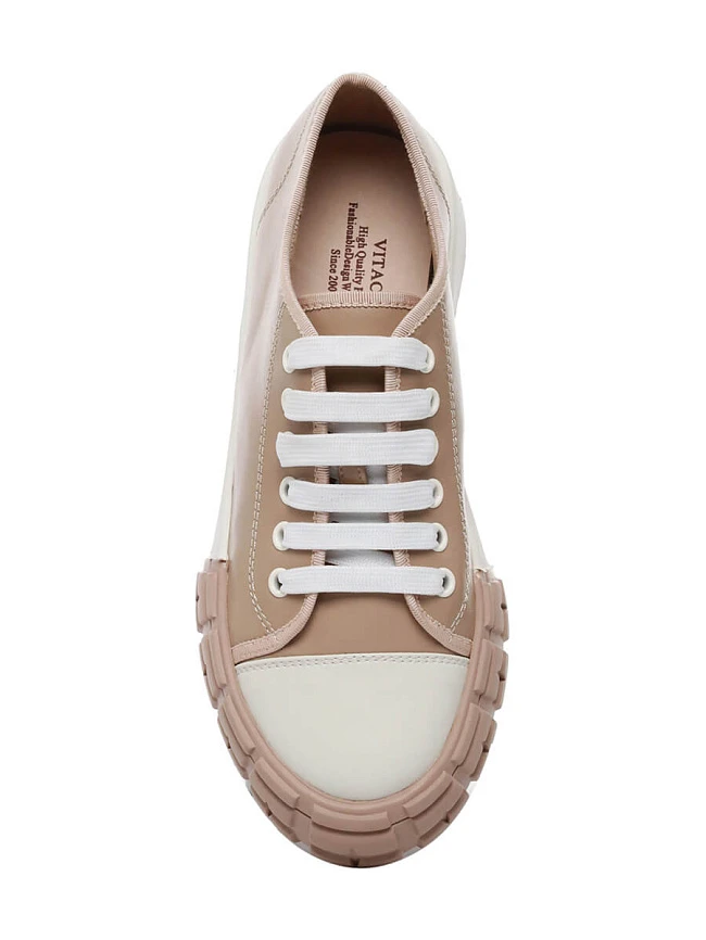 Кеды 1845282 женские цвет бежевый, искусственная кожа 1845282         | 4