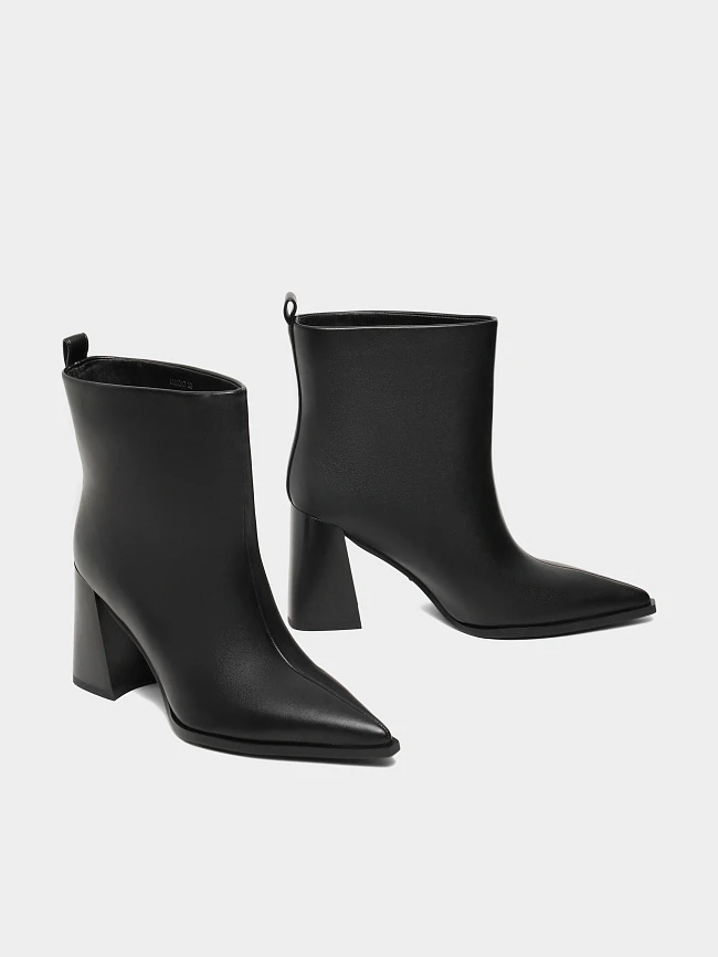 Ботильоны женские всесезонные, цвет черный, искусственная кожа 6550347 | 3