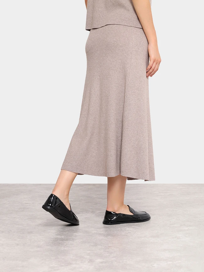 Лоферы женские всесезонные, цвет черный, натуральная кожа и полимерные материалы 1849752 | 8