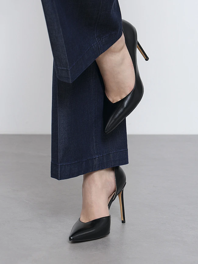 Туфли женские всесезонные, цвет черный, искусственная кожа 6550007 | 9