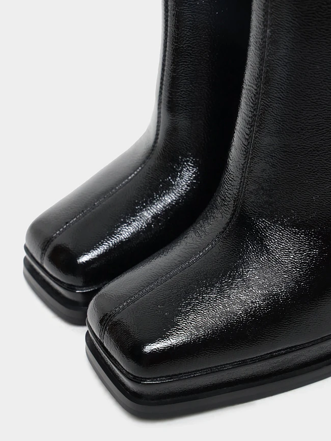 Сапоги женские демисезонные, цвет черный, натуральный наплак 1492986 | 6