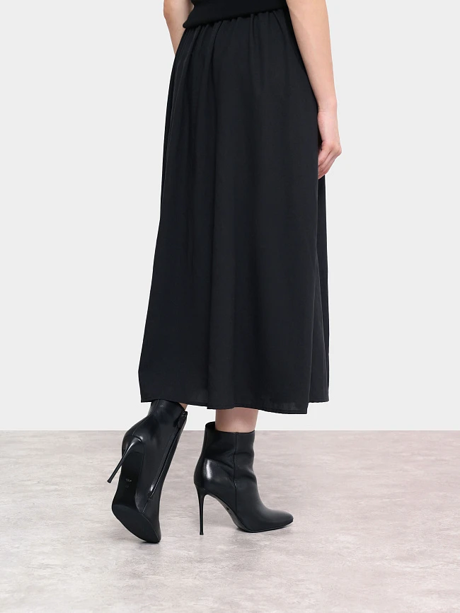 Полусапоги женские демисезонные, цвет черный, натуральная кожа 1492995 | 8