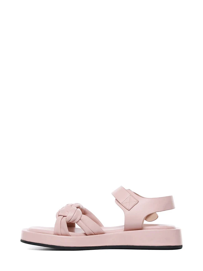 Сандалии 141717 женские цвет пудровый, натуральная кожа 141717          | 3