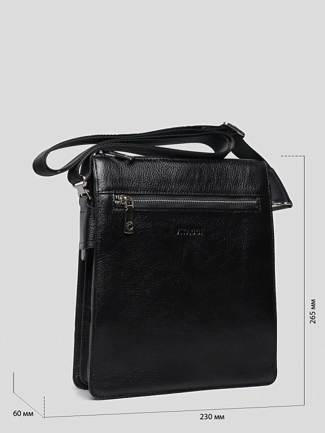 Сумки TA1309-01 мужские цвет черный, натуральная кожа TA1309-01 | 2