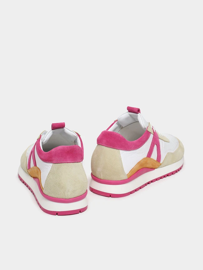 Кроссовки женские демисезонные, цвет мультиколор, натуральная кожа/натуральный спилок 1221474 | 4