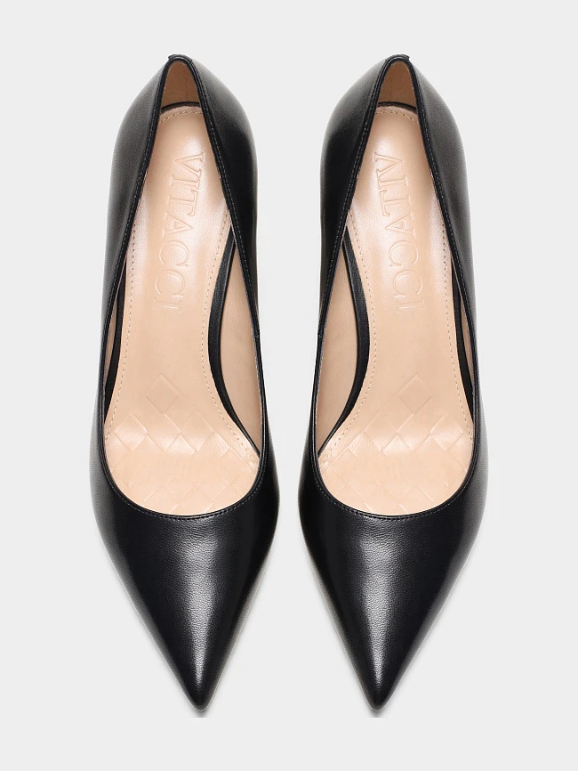 Туфли женские всесезонные, цвет черный, натуральная кожа 497056 | 4