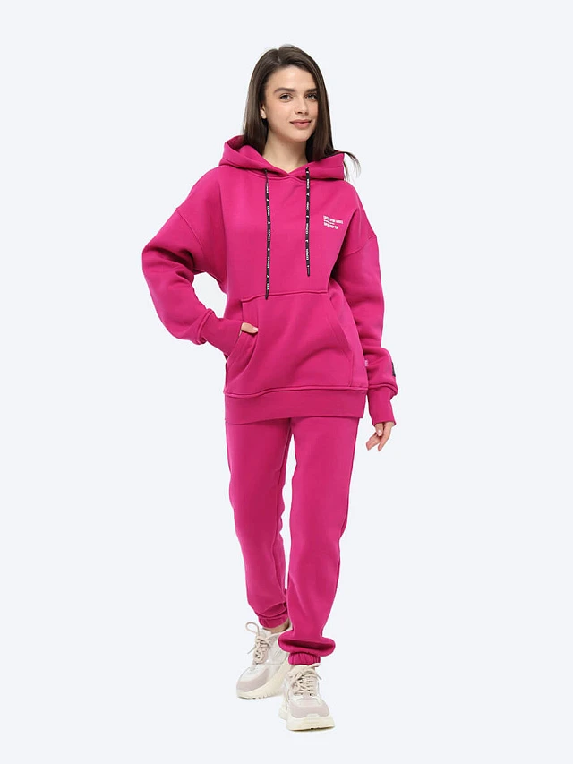 Комплект (джемпер с капюшоном+брюки) женские всесезонные EF8516-15 | 1