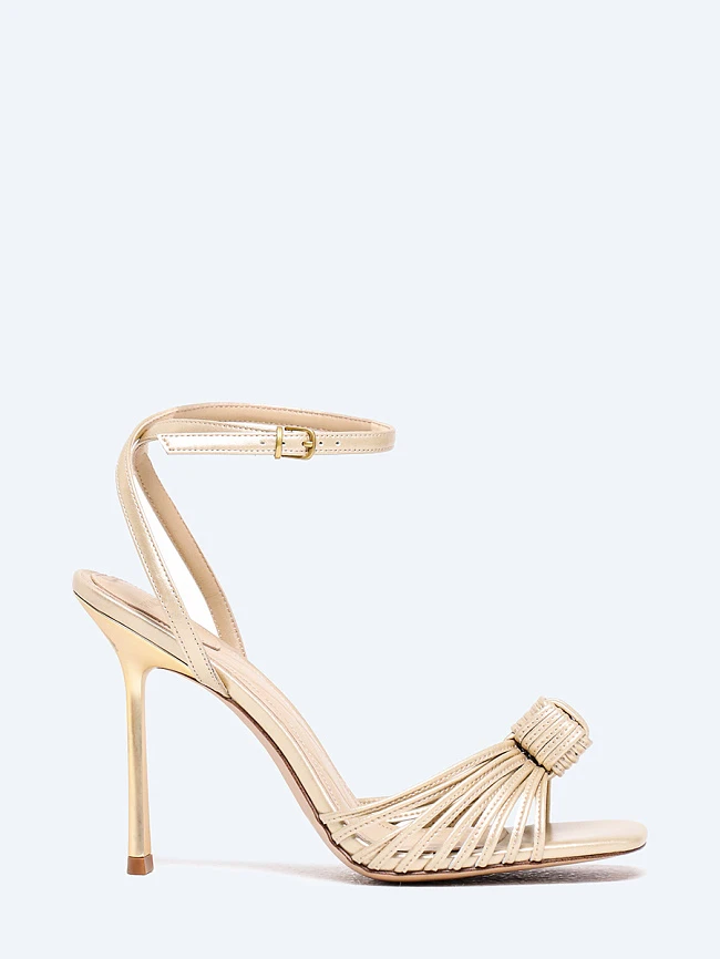 Босоножки женские летние, цвет золотой, натуральная кожа/искусственная кожа 1494328 | 2