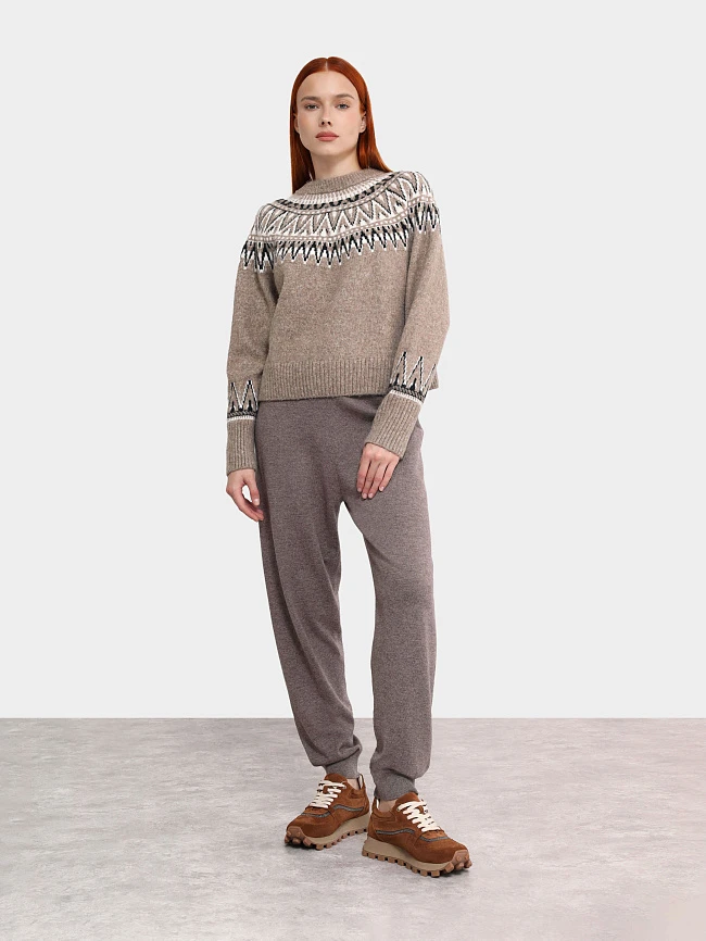 Кроссовки женские демисезонные, цвет коричневый, натуральный спилок 136585 | 13