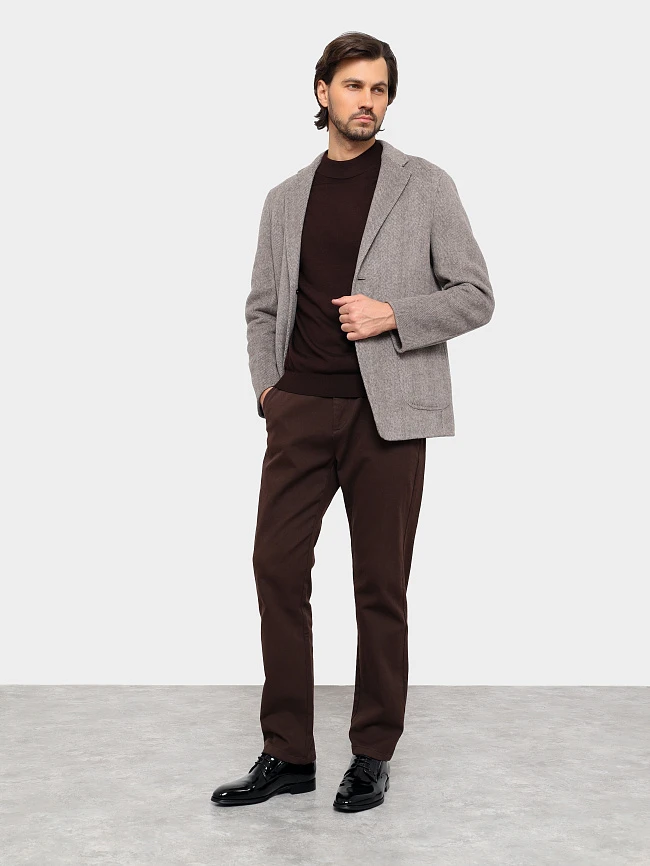 Полуботинки мужские всесезонные, цвет черный, натуральный наплак M1023182 | 8