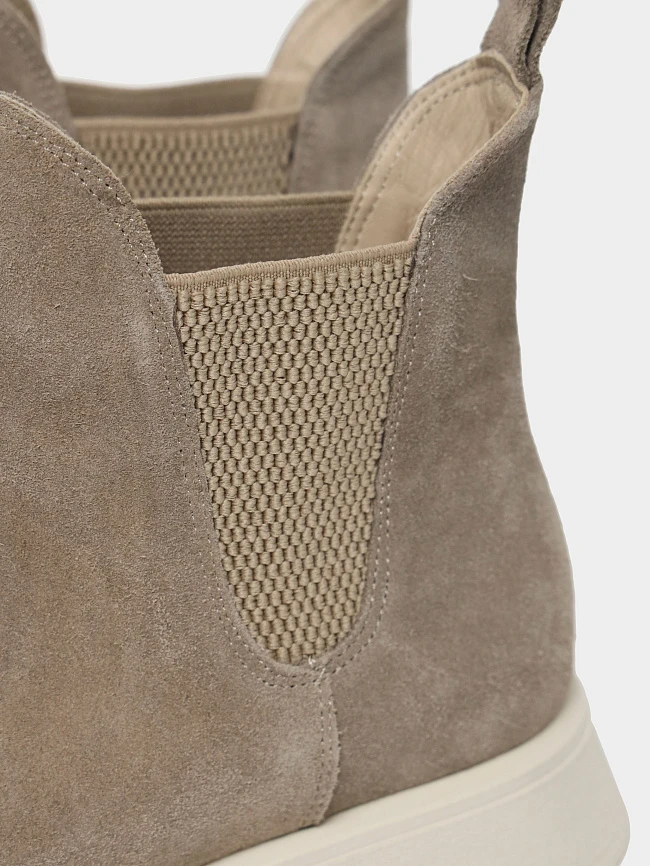 Ботинки женские демисезонные, цвет мокко, натуральный спилок 136555 | 7