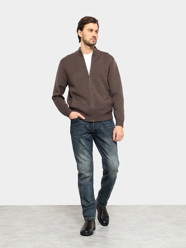 Полусапоги мужские зимние, цвет коричневый, натуральная кожа M254260M | 12