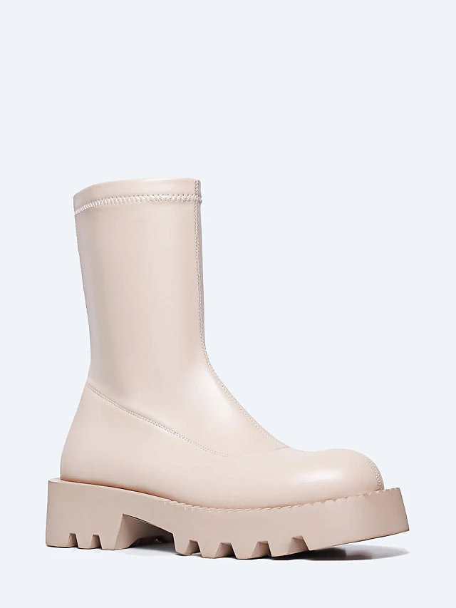 Полусапоги 1846211P женские цвет бежевый, искусственная кожа 1846211P | 1