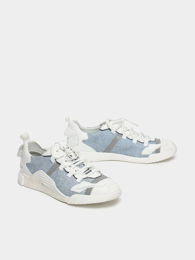 Кеды мужские демисезонные, цвет белый, натуральный нубук/натуральная кожа M1781857 | 3