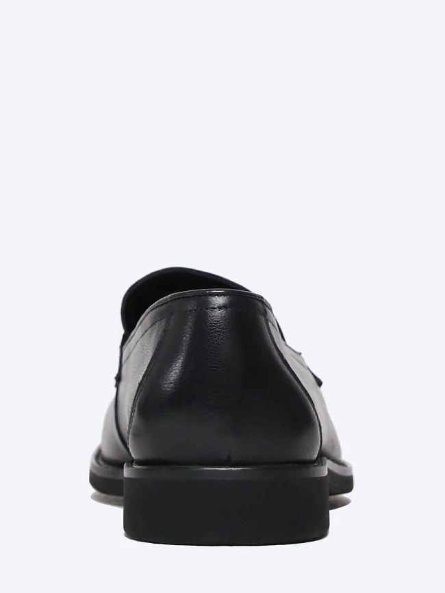 Лоферы мужские всесезонные, цвет черный, натуральная кожа M1782374 | 5