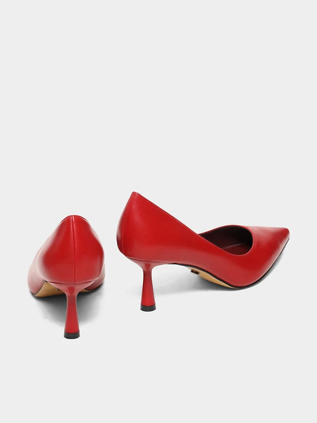 Туфли женские всесезонные, цвет красный, искусственная кожа 6550334 | 4