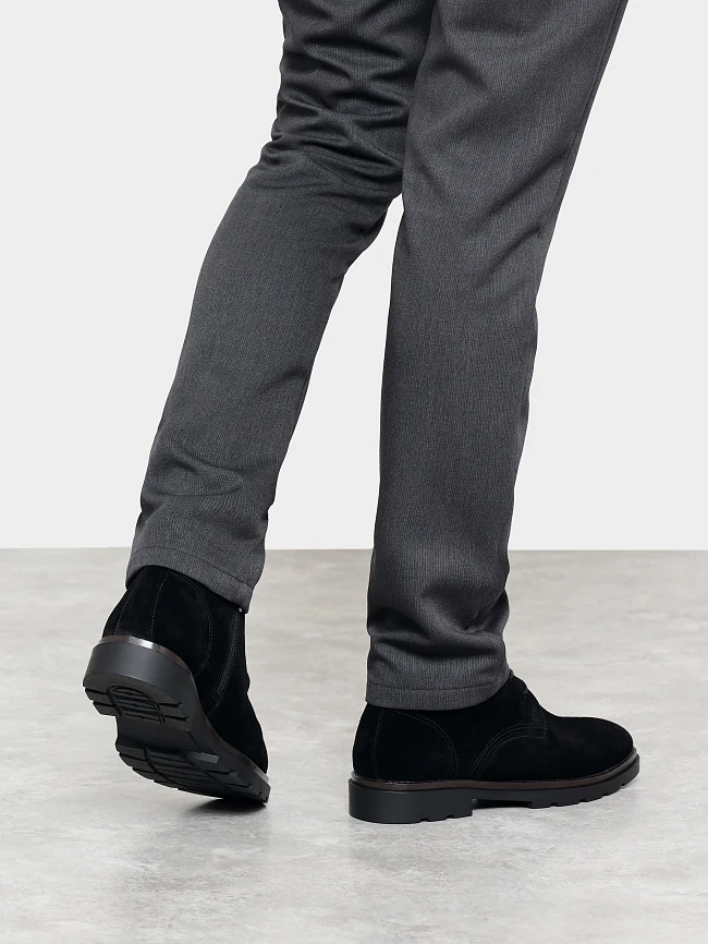 Ботинки мужские зимние, цвет черный, натуральный спилок M1782558M | 8