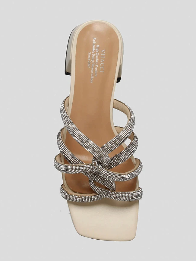 Сабо женские летние, цвет молочный, искусственная кожа 1398207 | 4