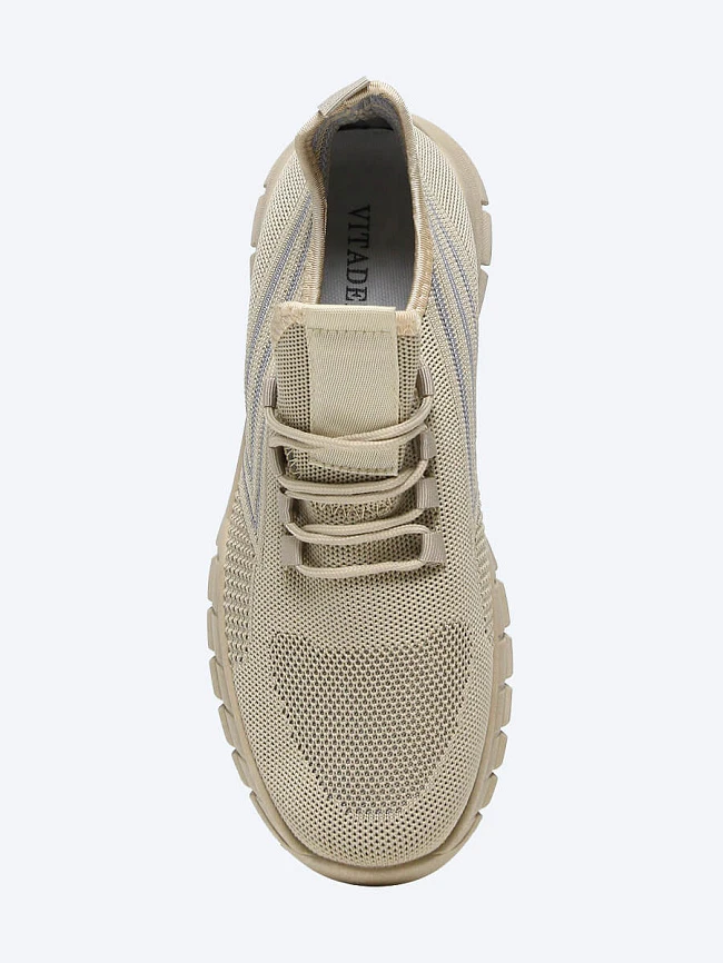 Кроссовки M161006VD мужские цвет бежевый, стрейч M161006VD       | 5