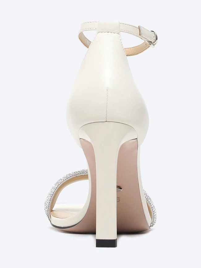 Босоножки женские летние, цвет белый, натуральная кожа 1730423 | 7