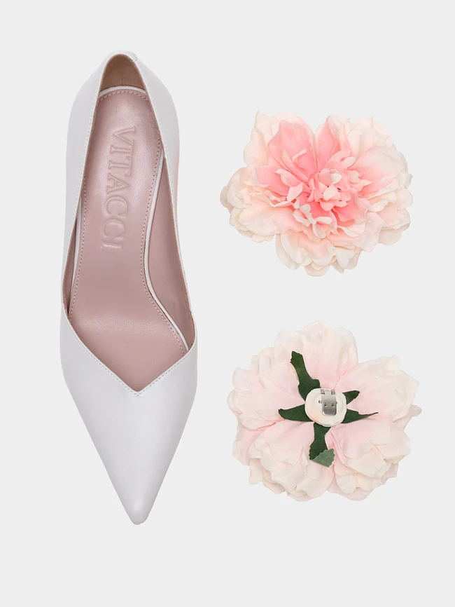 Туфли женские всесезонные, цвет белый, натуральная кожа 1494936F | 5