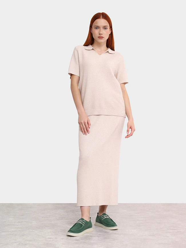 Полуботинки женские демисезонные, цвет зеленый, натуральный спилок 136444 | 13