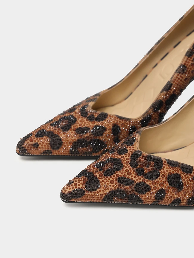 Туфли женские всесезонные, цвет коричневый, натуральный велюр 1493784 | 7