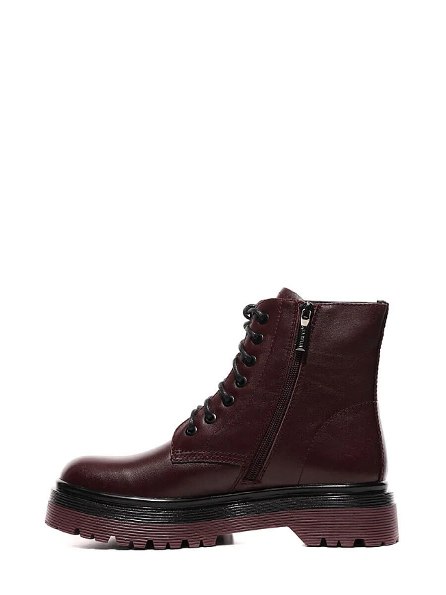 Ботинки 1395339M женские цвет бордовый, натуральная кожа 1395339M        | 4