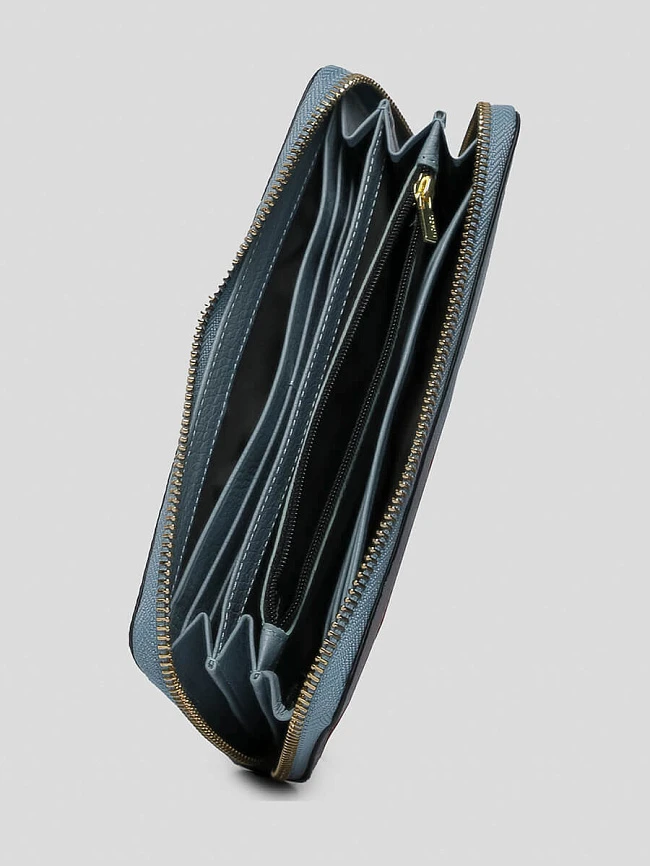 Кошельки HS750-10 женские цвет голубой, искусственная кожа/натуральная кожа HS750-10        | 4