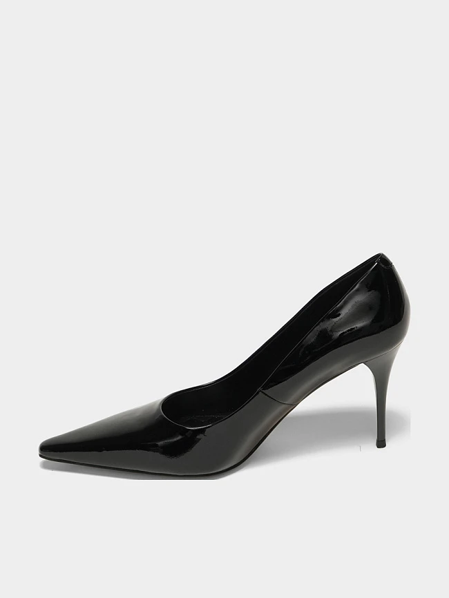 Туфли женские всесезонные, цвет черный, натуральная лаковая кожа 497624 | 6