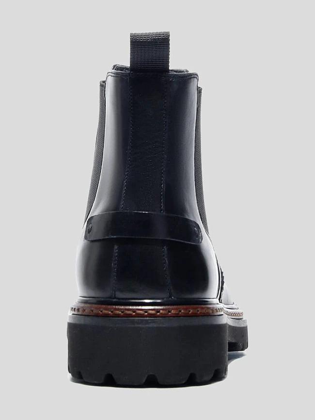 Ботинки мужские демисезонные, цвет черный, натуральная кожа M1781558 | 5