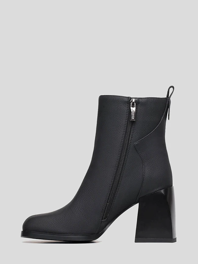 Полусапоги женские демисезонные, цвет черный, искусственная кожа 1847426 | 3