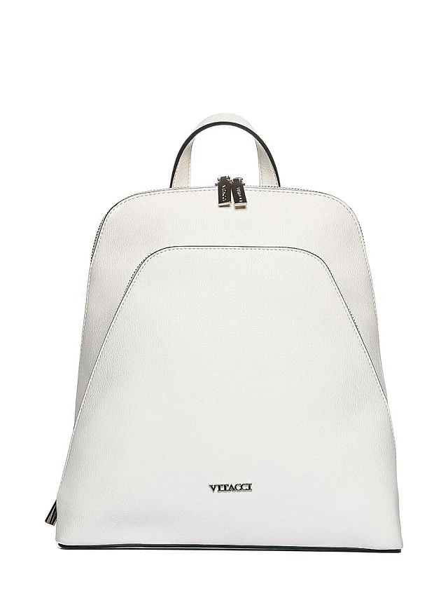 Рюкзаки V2326L женские цвет белый, натуральная кожа V2326L          | 1