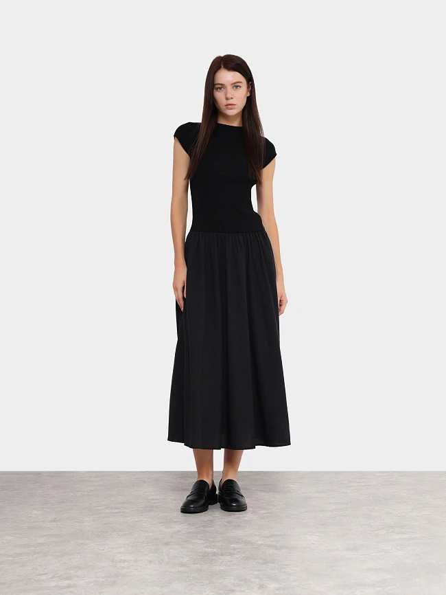 Лоферы женские всесезонные, цвет черный, натуральная кожа и полимерные материалы 1849517 | 12